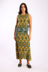 Sleeveless top with tie fastenings